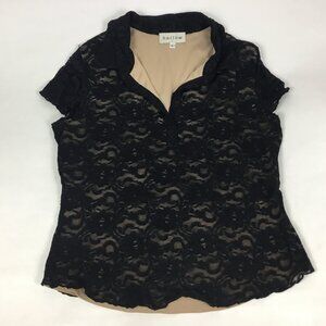 (PO) Harlow, Blk Lace Top